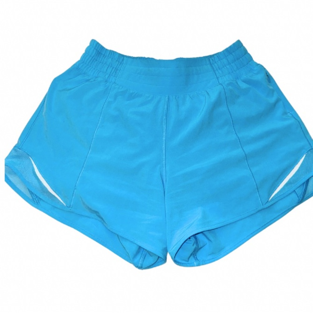 NWOT Lululemon Shorts Hot High Rise 2.5 Shorts Kyak Blue LIMITED EDITION